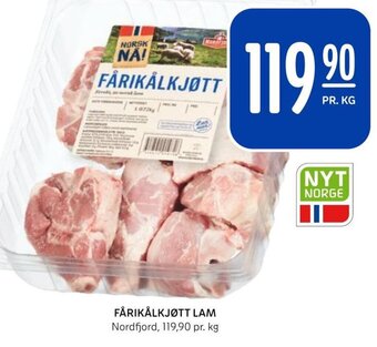 Rema 1000 FÅRIKÅLKJØTT LAM Nordfjord tilbud