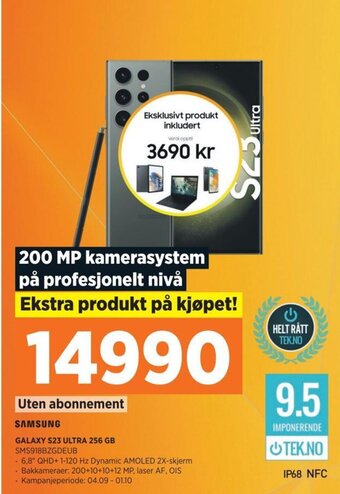 POWER SAMSUNG GALAXY S23 ULTRA 256 GB tilbud