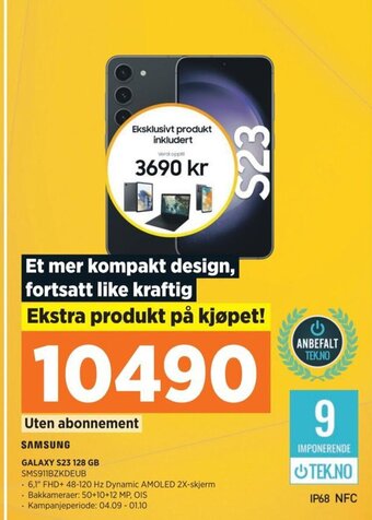 POWER SAMSUNG GALAXY S23 128 GB tilbud
