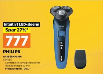 POWER PHILIPS BARBERMASKIN S546617 tilbud