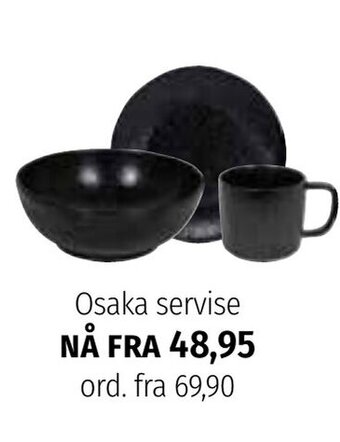 Nille Osaka servise tilbud