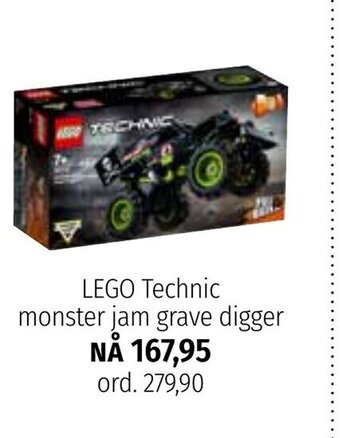 Nille LEGO Technic monster jam grave digger tilbud
