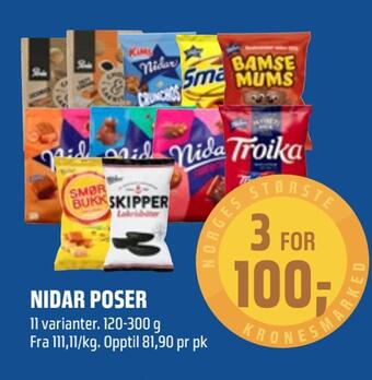 Coop Obs Nidar poser tilbud