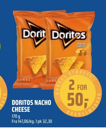 Coop Obs Doritos nacho cheese tilbud