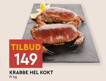 Coop Mega Krabbe hel kokt tilbud