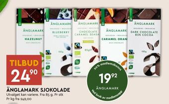 Coop Mega Änglamark sjokolade tilbud