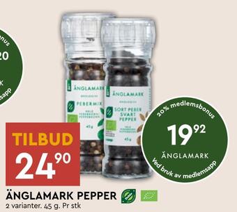 Coop Mega Änglamark pepper tilbud