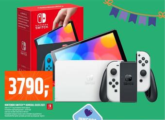 Coop Obs Nintendo switch konsoll oled 2021 tilbud