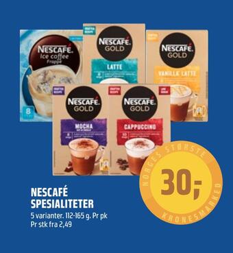 Coop Obs Nescafé spesialiteter tilbud