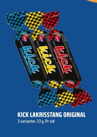 Coop Obs Kick lakrisstang original tilbud