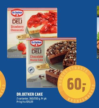 Coop Obs Dr.oetker cake tilbud