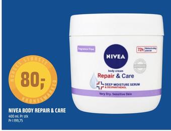 Coop Obs Nivea body repair & care tilbud