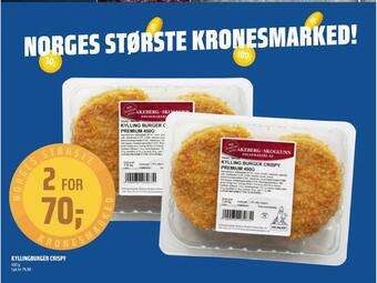 Coop Obs Kyllingburger crispy tilbud