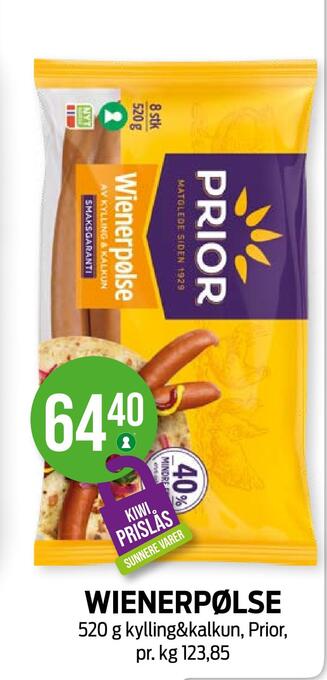 Kiwi Wienerpølse tilbud
