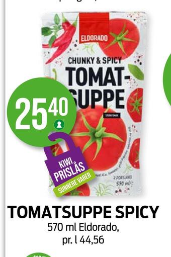 Kiwi Tomatsuppe spicy tilbud