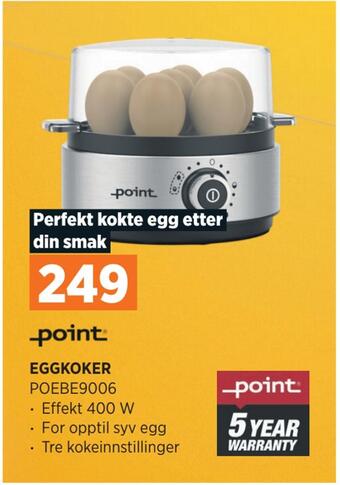 POWER Eggkoker tilbud
