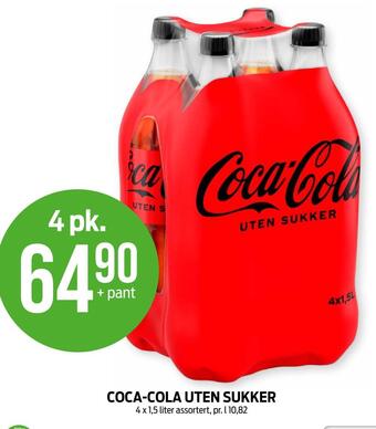 Kiwi Coca-cola uten sukker tilbud