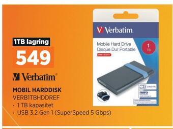 POWER Mobil harddisk tilbud