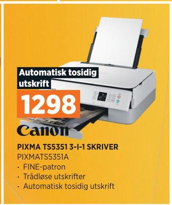 POWER Pixma ts5351 3-i-1 skriver tilbud