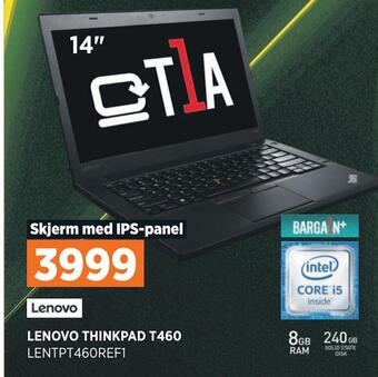POWER Lenovo thinkpad t460 tilbud