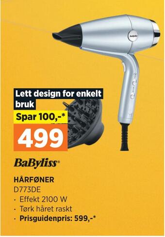 POWER Hårføner tilbud