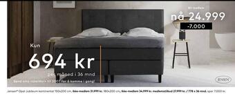 Skeidar Jensen opal jubileum kontinental 150x200 cm tilbud