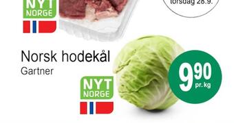 Joker Norsk hodekål tilbud