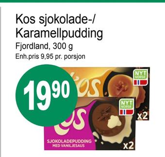 Joker Kos sjokolade-/ karamellpudding tilbud