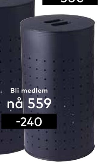 Skeidar Orion skittentøyskurv tilbud