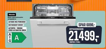 Skousen Miele oppvaskmaskin g7460scvi tilbud