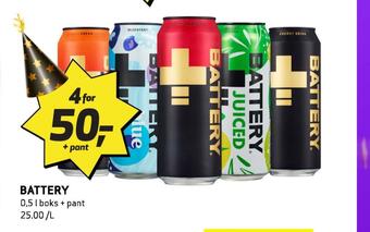 Bunnpris Battery tilbud