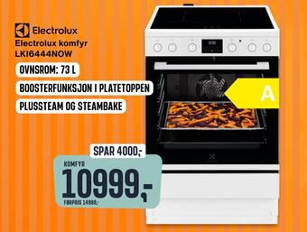 Skousen Electrolux komfyr lki6444now tilbud