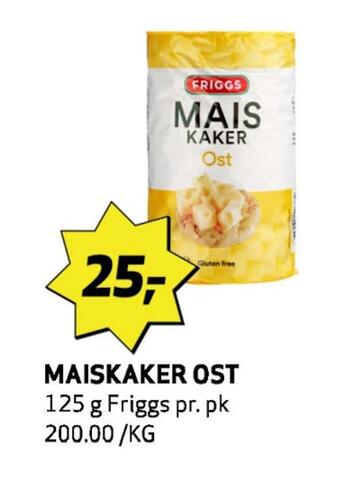 Bunnpris Maiskaker ost tilbud