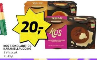 Bunnpris Kos pudding tilbud