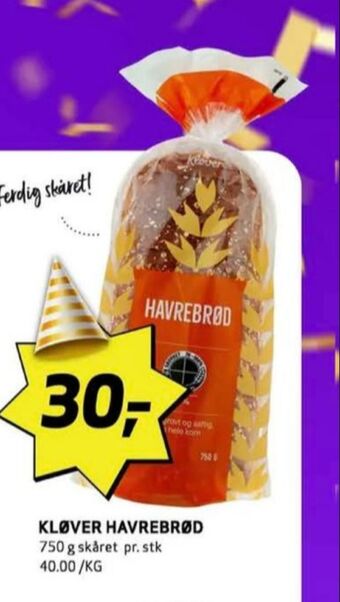 Bunnpris Kløver brød tilbud