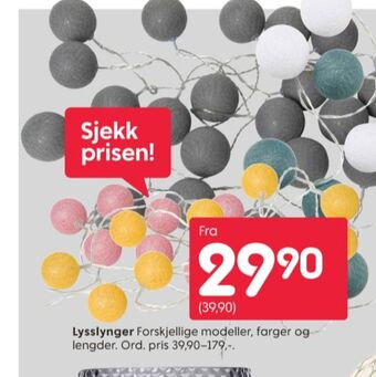 Rusta Ukjent lysslynge tilbud