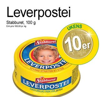 Joker Stabburet leverpostei tilbud