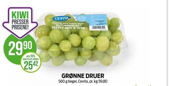 Kiwi Cevita druer tilbud