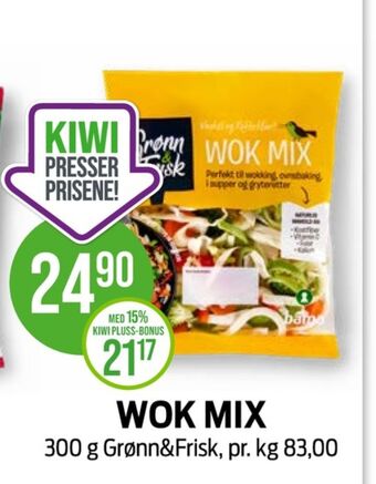 Kiwi Grønn og frisk grønnsaker tilbud