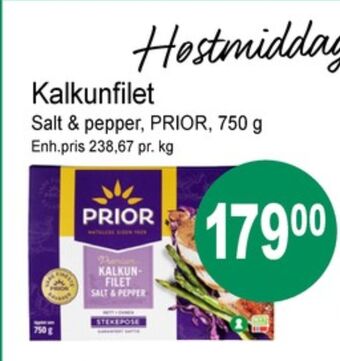 Joker Prior kalkunfilet tilbud