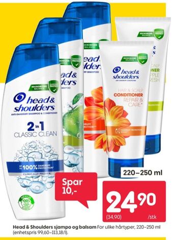 Rusta Head&shoulders shampoo tilbud