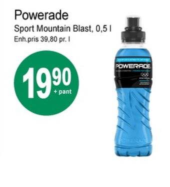 Joker Powerade restitusjonsdrikk tilbud