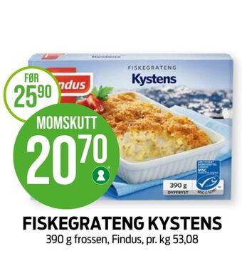 Kiwi Findus fiskeretter tilbud