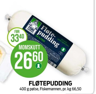 Kiwi Fiskemannen fløtepudding tilbud