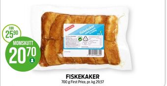 Kiwi First price fiskekaker tilbud