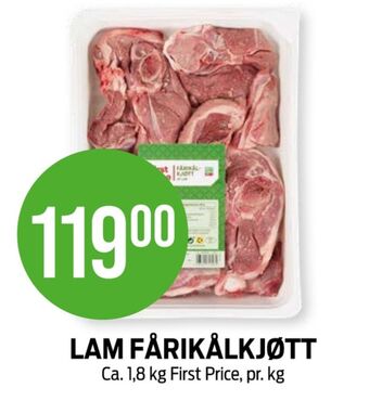 Kiwi First price fårikålkjøtt tilbud