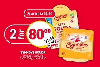 Coop Extra Synnøve gouda tilbud