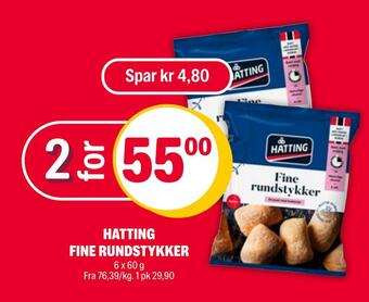 Coop Extra Hatting fine rundstykker tilbud