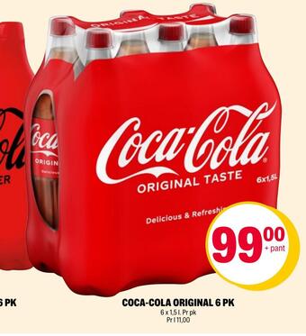 Coop Extra Coca-cola original 6 pk tilbud