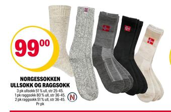 Coop Extra Norgessokken ullsokk og raggsokk tilbud